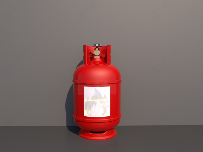 煤气罐C4D模型