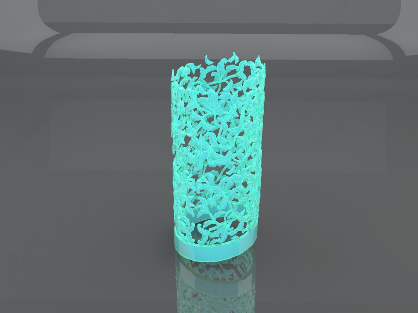 水晶花瓶C4D模型