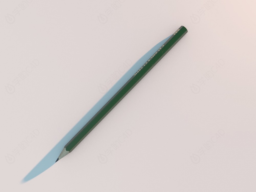铅笔C4D模型