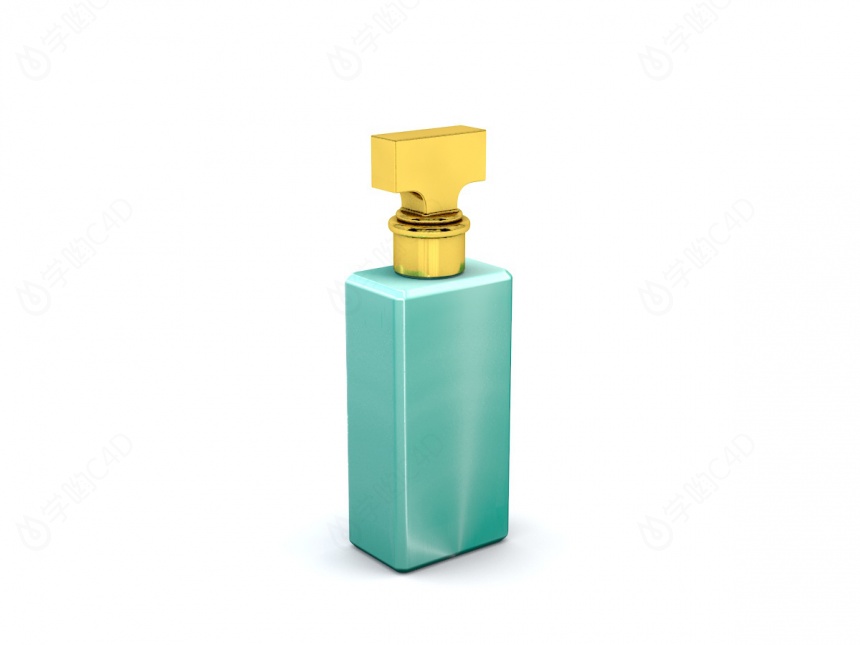 法国香水C4D模型
