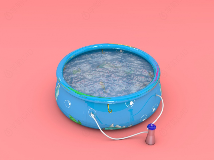 水上游乐设备C4D模型
