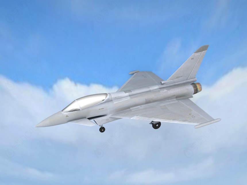 战斗机C4D模型