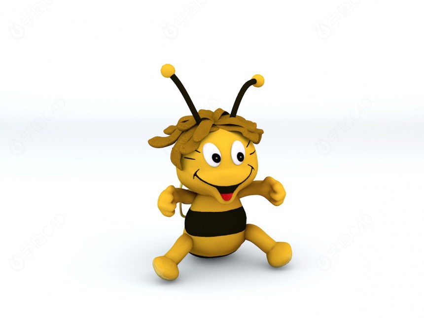 小蜜蜂玩具C4D模型
