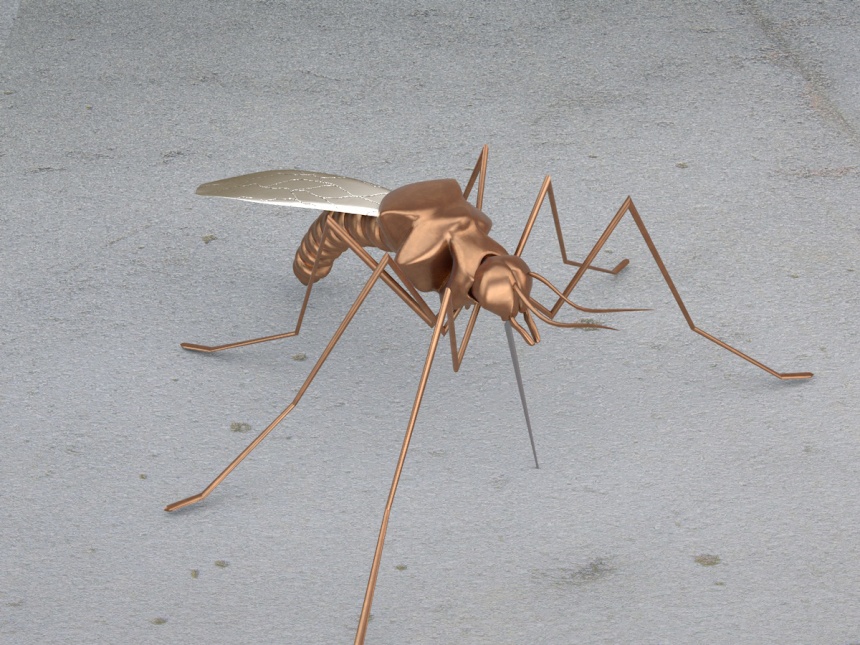 巨型吸血蚊子C4D模型