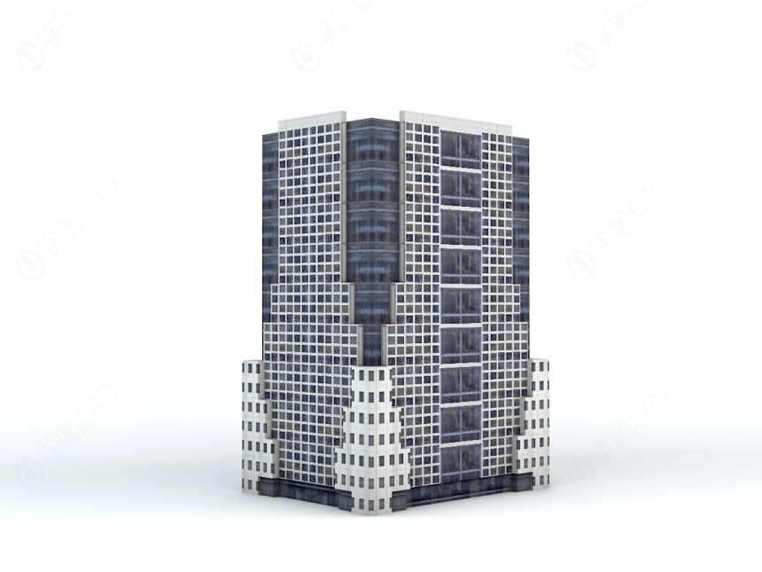 建筑大楼C4D模型