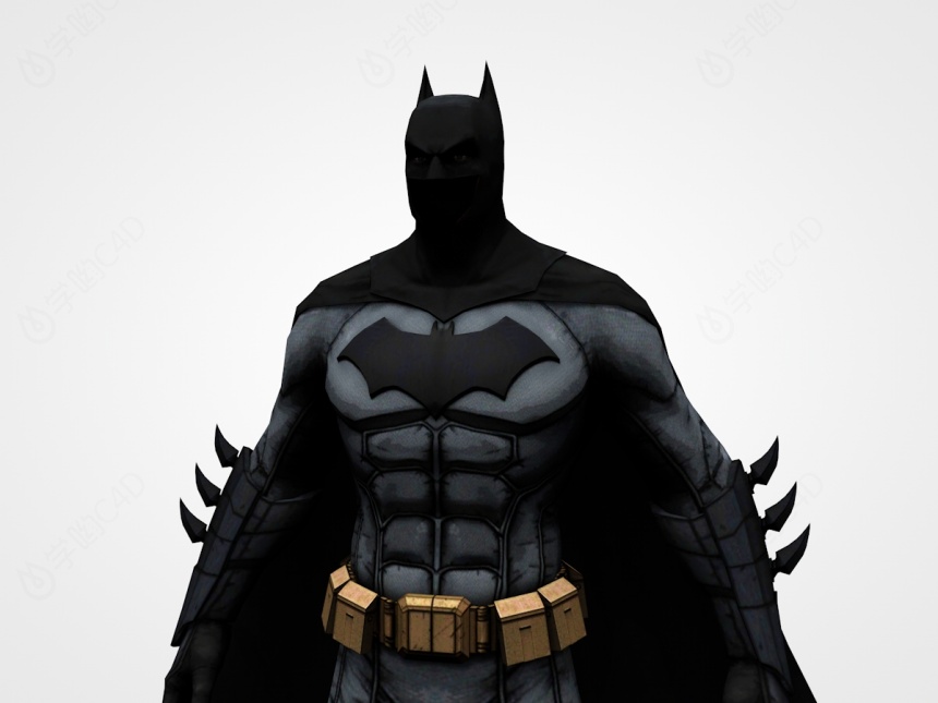 蝙蝠侠C4D模型