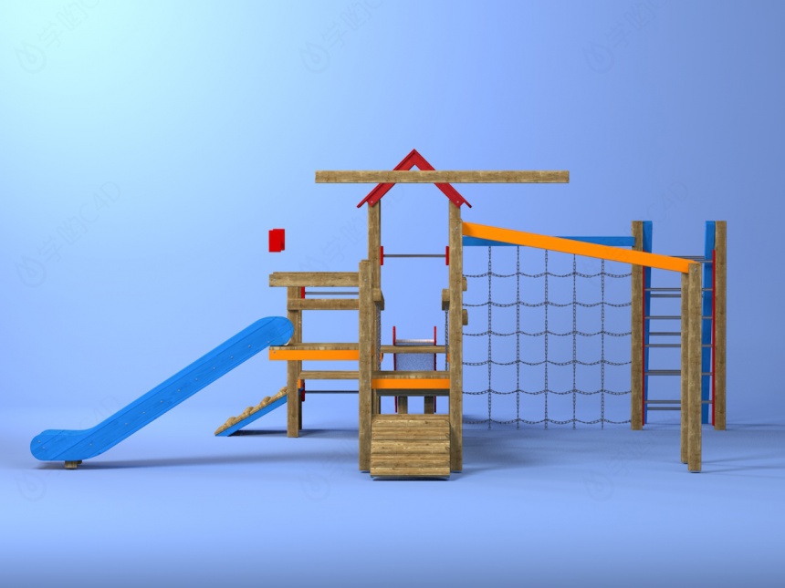 玩具滑梯C4D模型