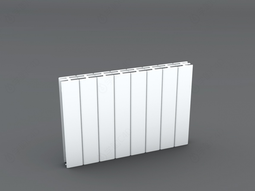 壁挂式暖气片C4D模型