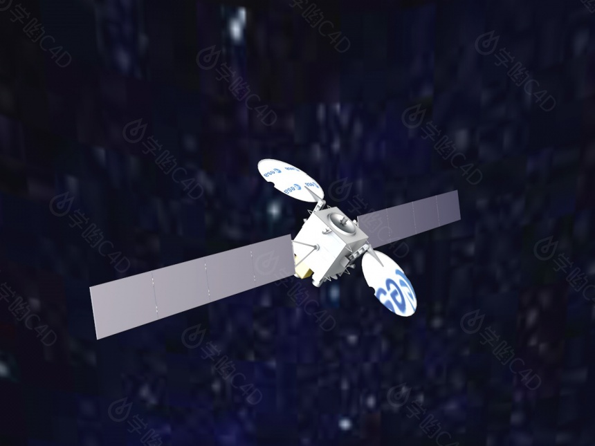 卫星C4D模型