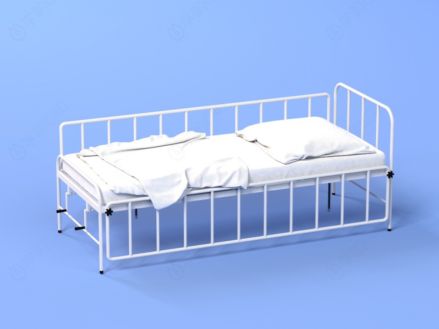 医疗设备病床C4D模型