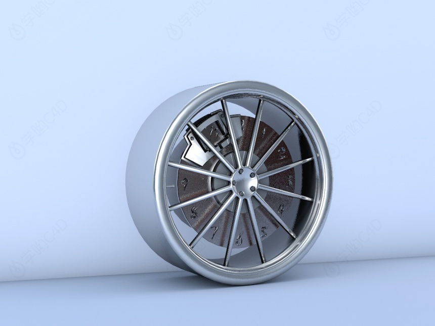 轮胎C4D模型