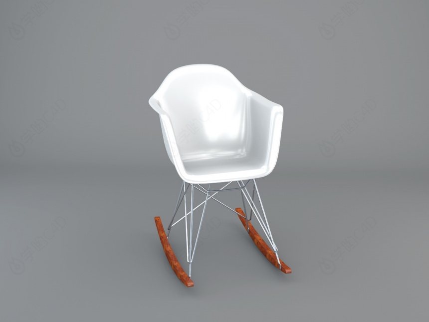 高脚椅C4D模型