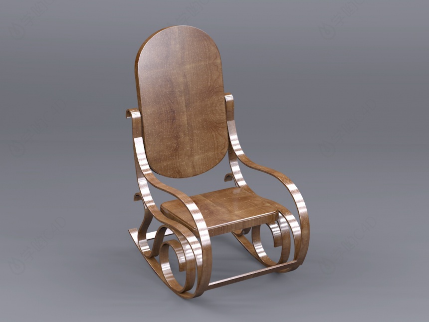 老人椅C4D模型