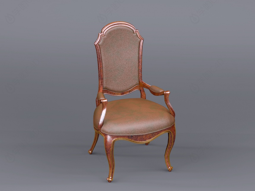 欧式现代椅子C4D模型