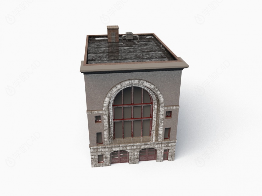 小房子C4D模型