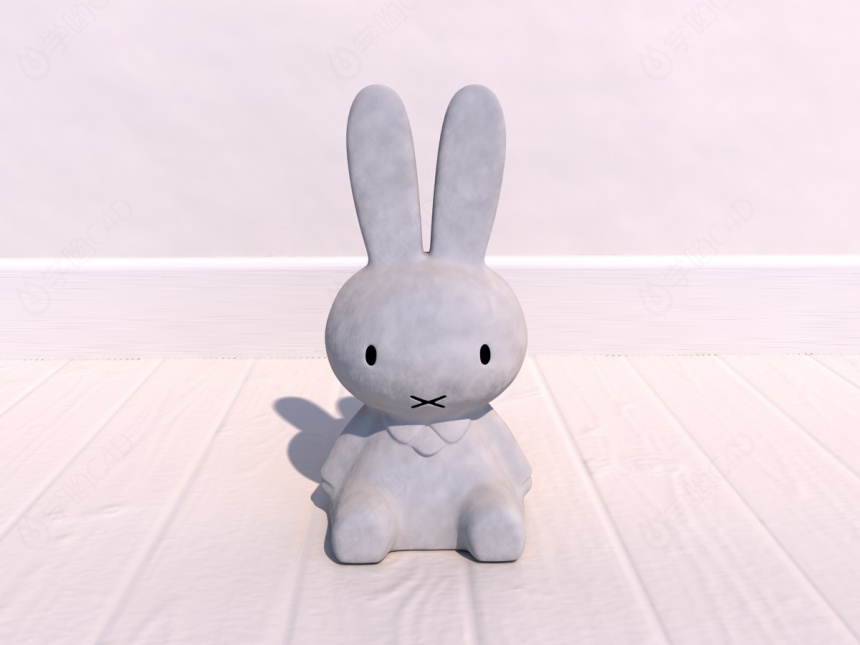 彼得兔玩偶C4D模型