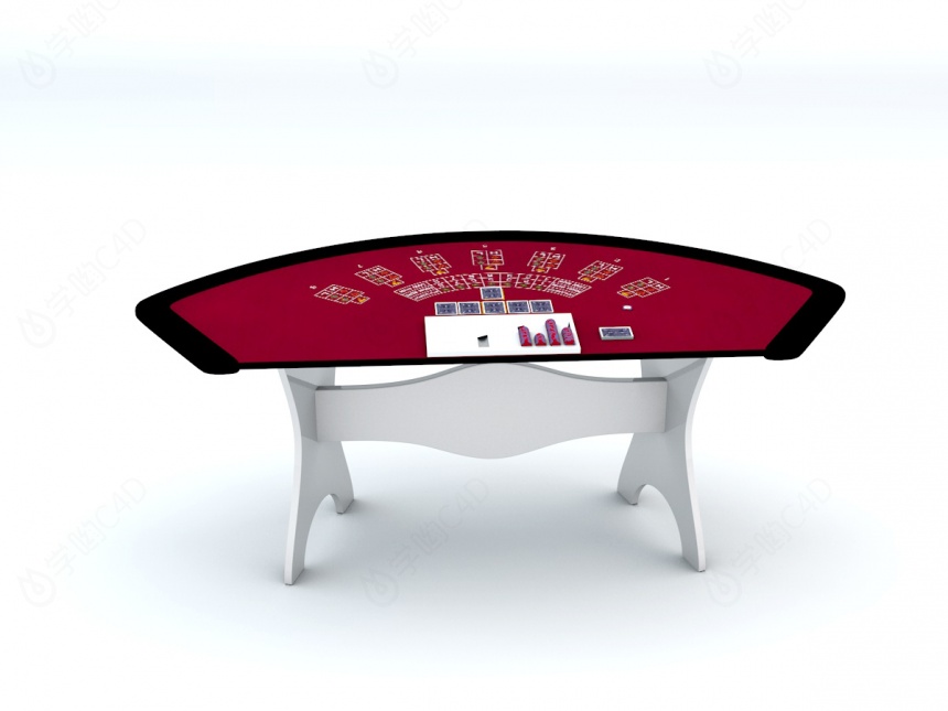 赌博桌C4D模型