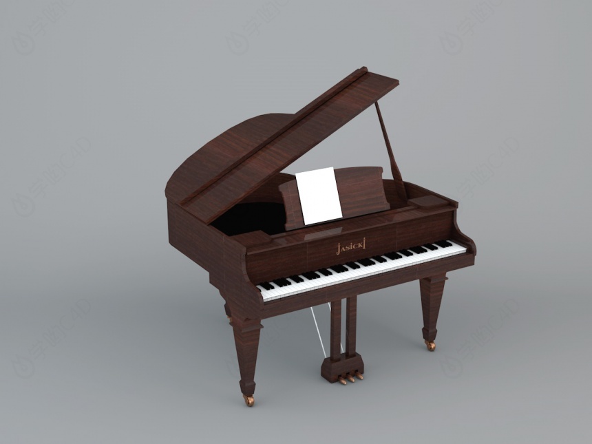 演奏钢琴C4D模型