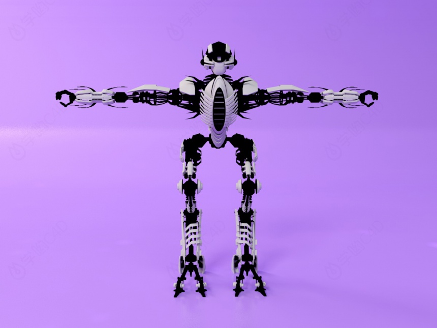 蚂蚁机器人C4D模型