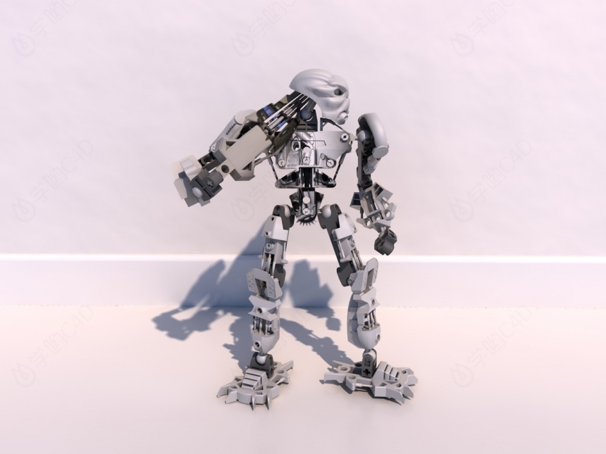 机器人玩具C4D模型