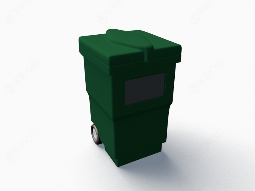 环保垃圾箱C4D模型