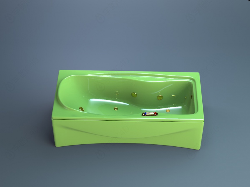 单人浴缸C4D模型