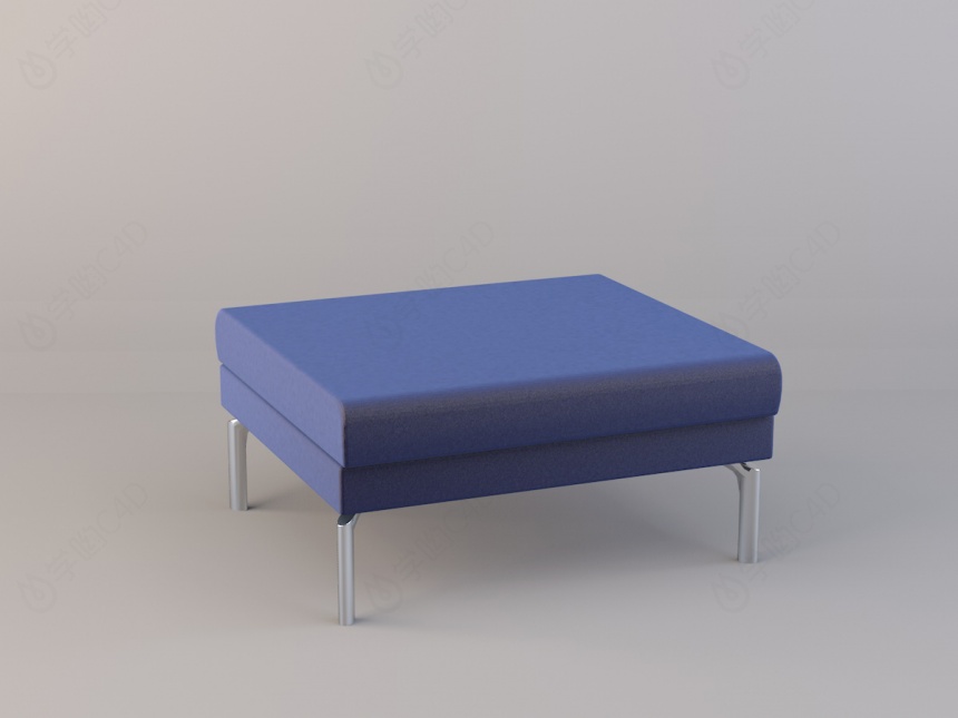 沙发凳C4D模型