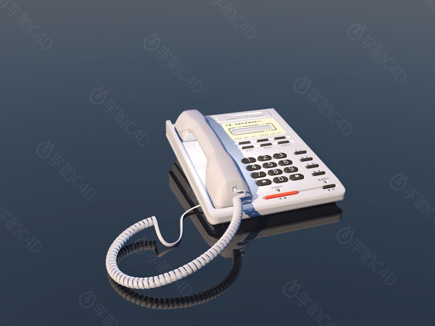 电话机C4D模型