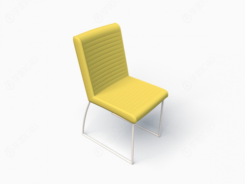 现代风格椅子C4D模型