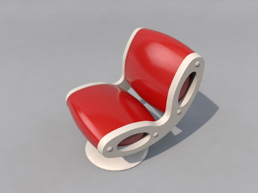 创意椅子C4D模型