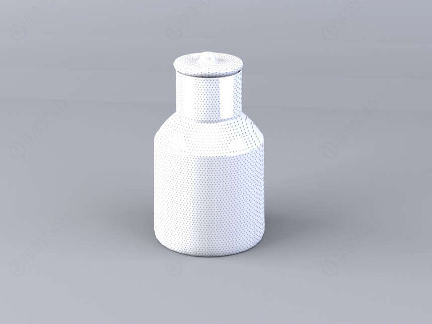 玻璃瓶C4D模型