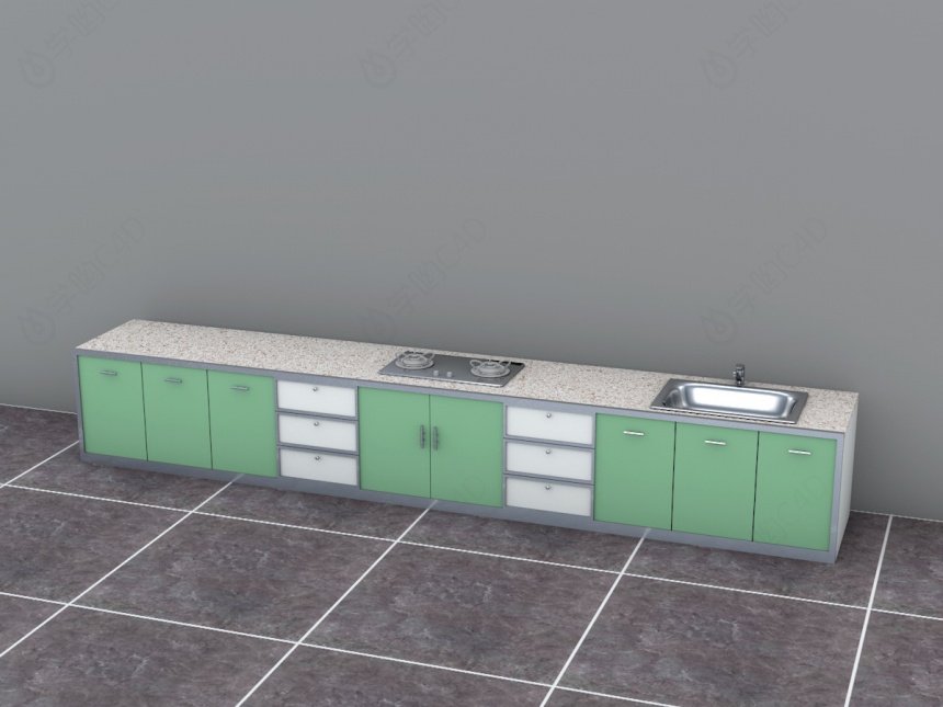 厨柜C4D模型