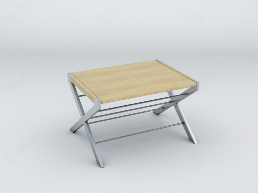 简易折叠凳C4D模型