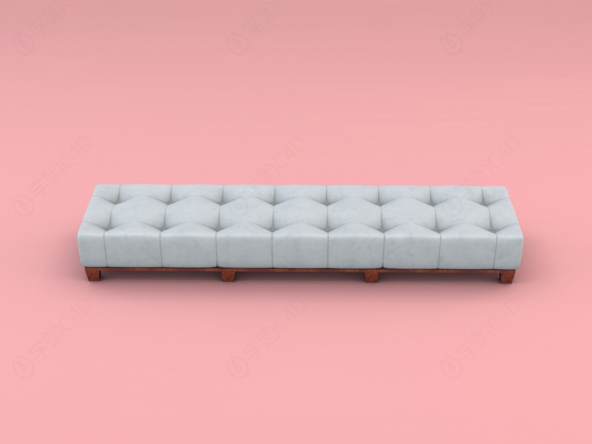 个性沙发凳C4D模型