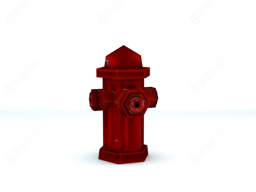 室外消火栓C4D模型