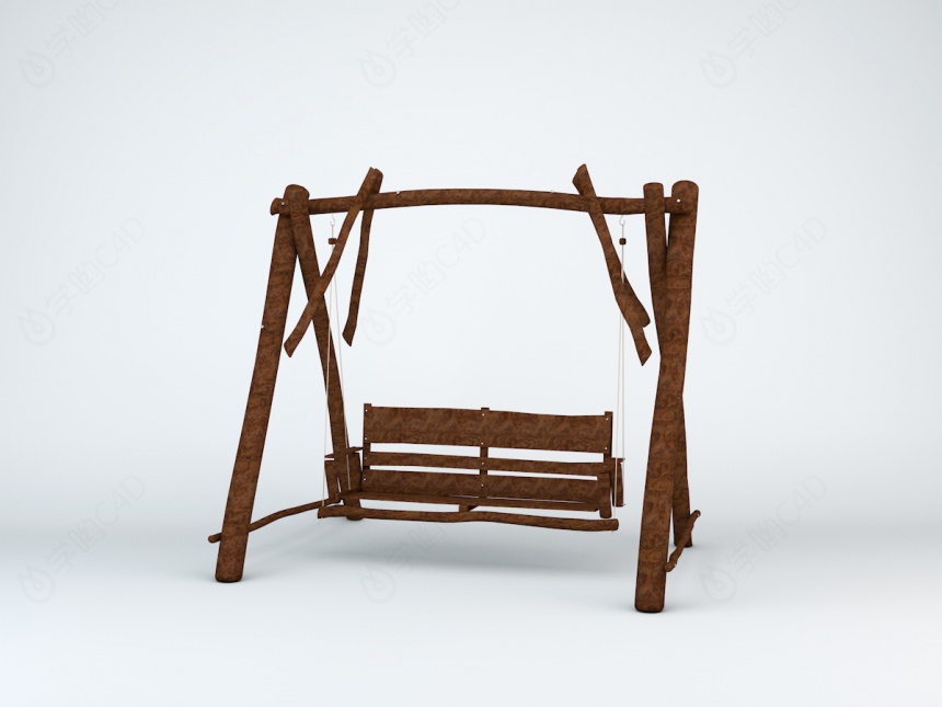 秋千椅子C4D模型