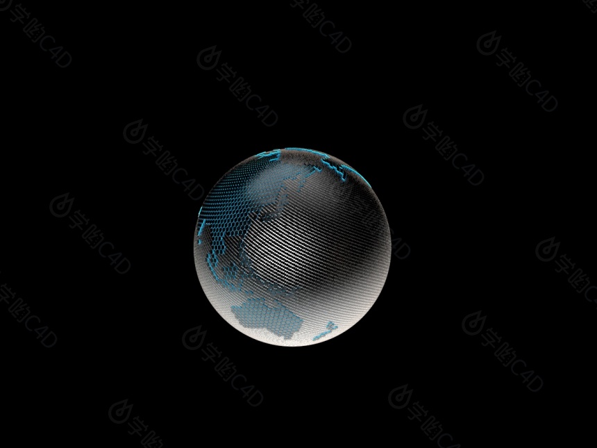 星球C4D模型