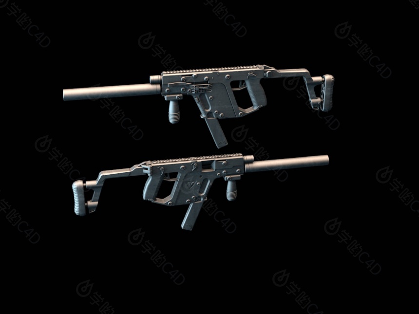 KRISS Vector冲锋枪C4D模型