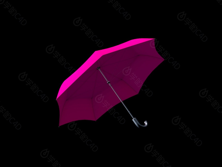 雨伞C4D模型