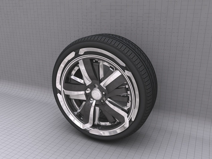 轮胎C4D模型