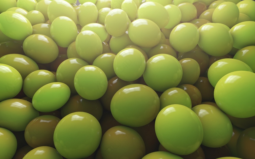 绿色的小果子C4D模型