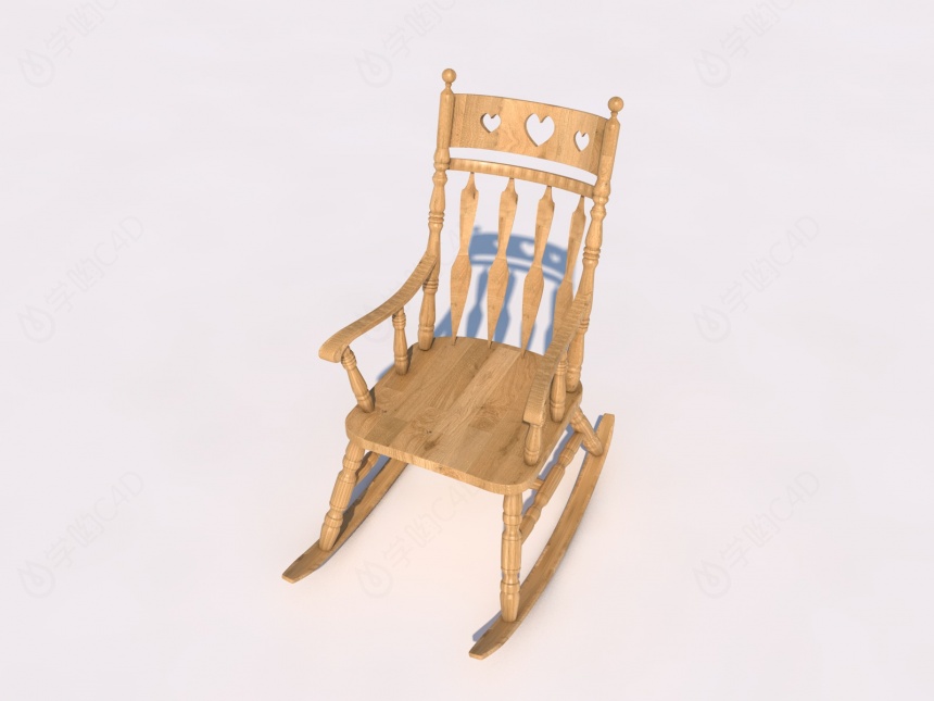 摇摇椅C4D模型