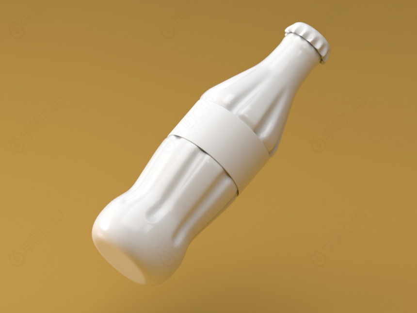 汽水瓶C4D模型