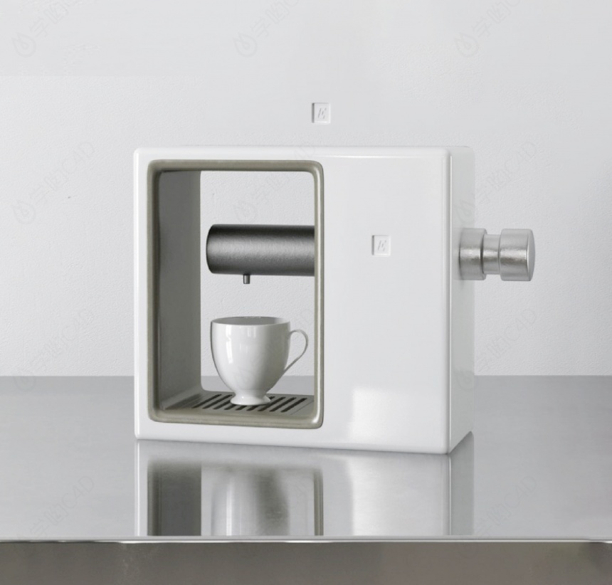 厨房电器茶水机C4D模型