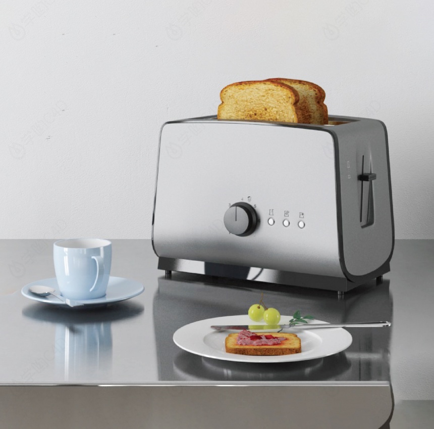 面包机C4D模型