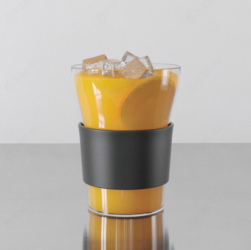 橙汁C4D模型
