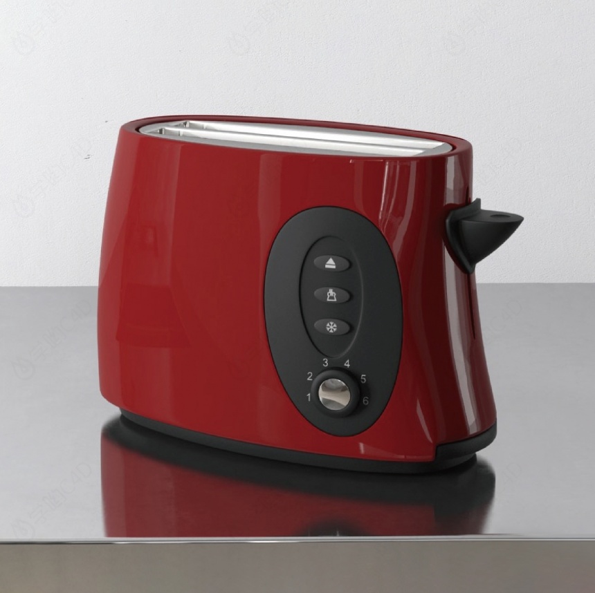 厨房电器C4D模型