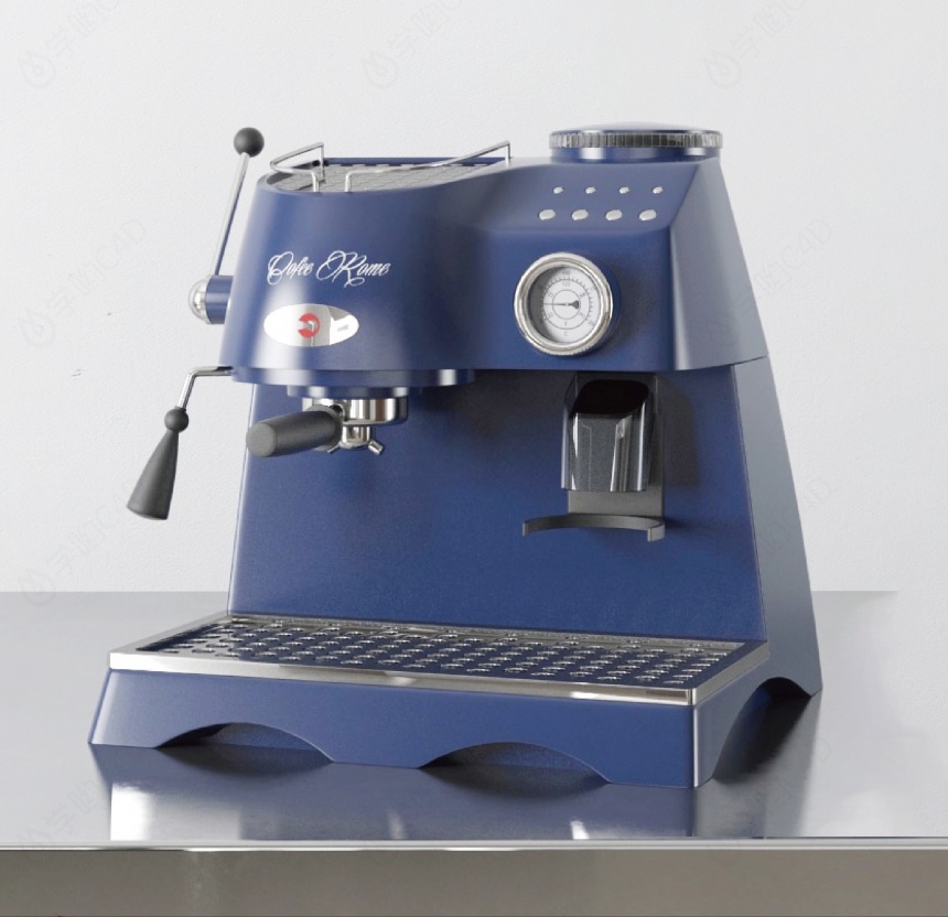 咖啡机C4D模型