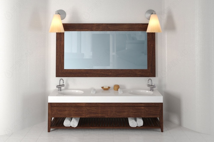 卫生间浴室柜C4D模型