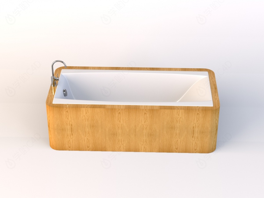 浴缸C4D模型
